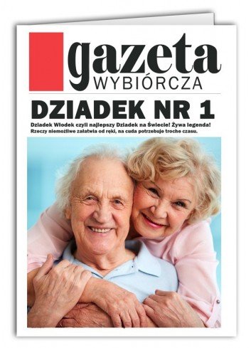 Kartka Gazeta dla Dziadka