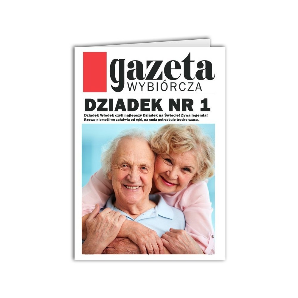 Kartka Gazeta dla Dziadka