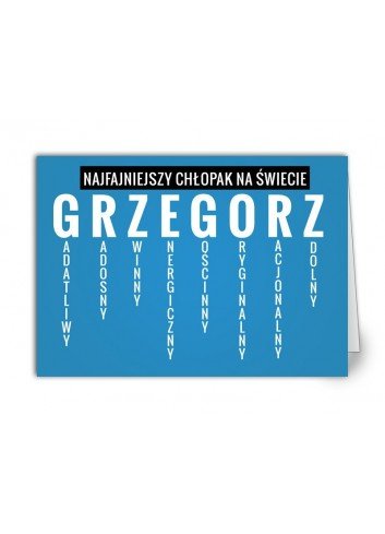 Kartka Grzegorz