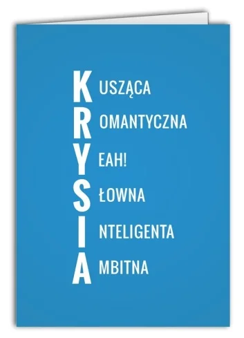 Kartka Krysia