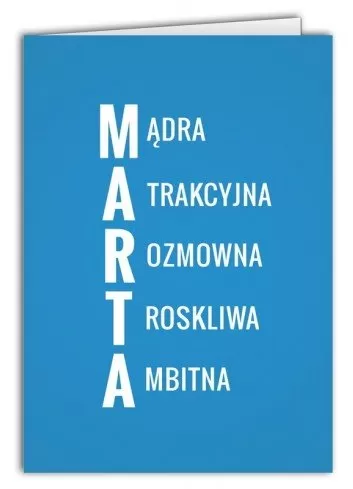 Kartka Marta