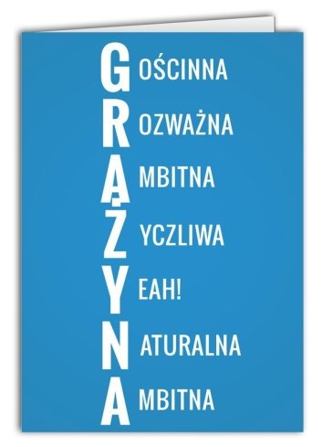 Kartka Grażyna