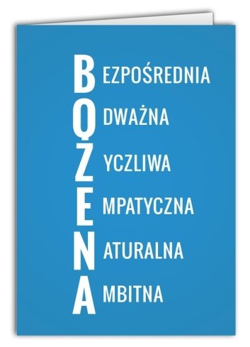 Kartka Bożena