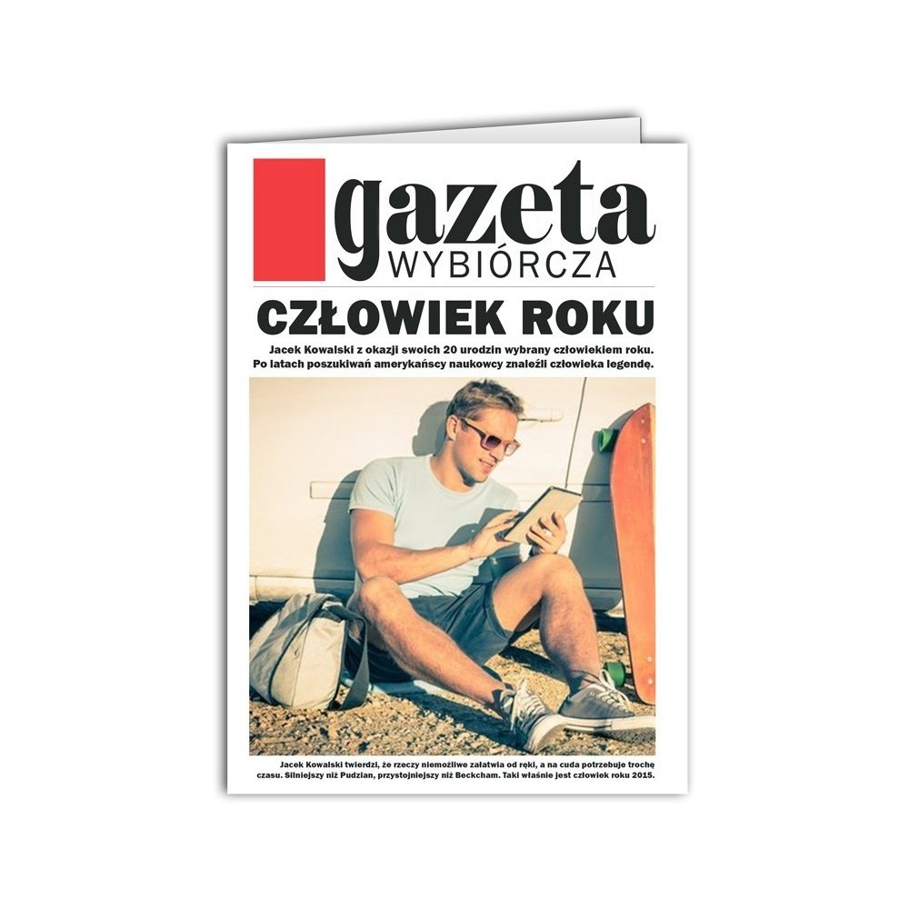 Kartka Człowiek Roku